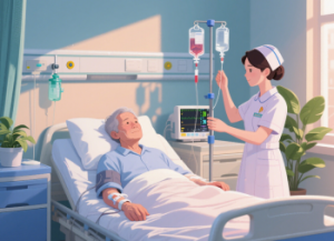 父亲58岁，化疗方案四次培美+顺铂。21天一个周期